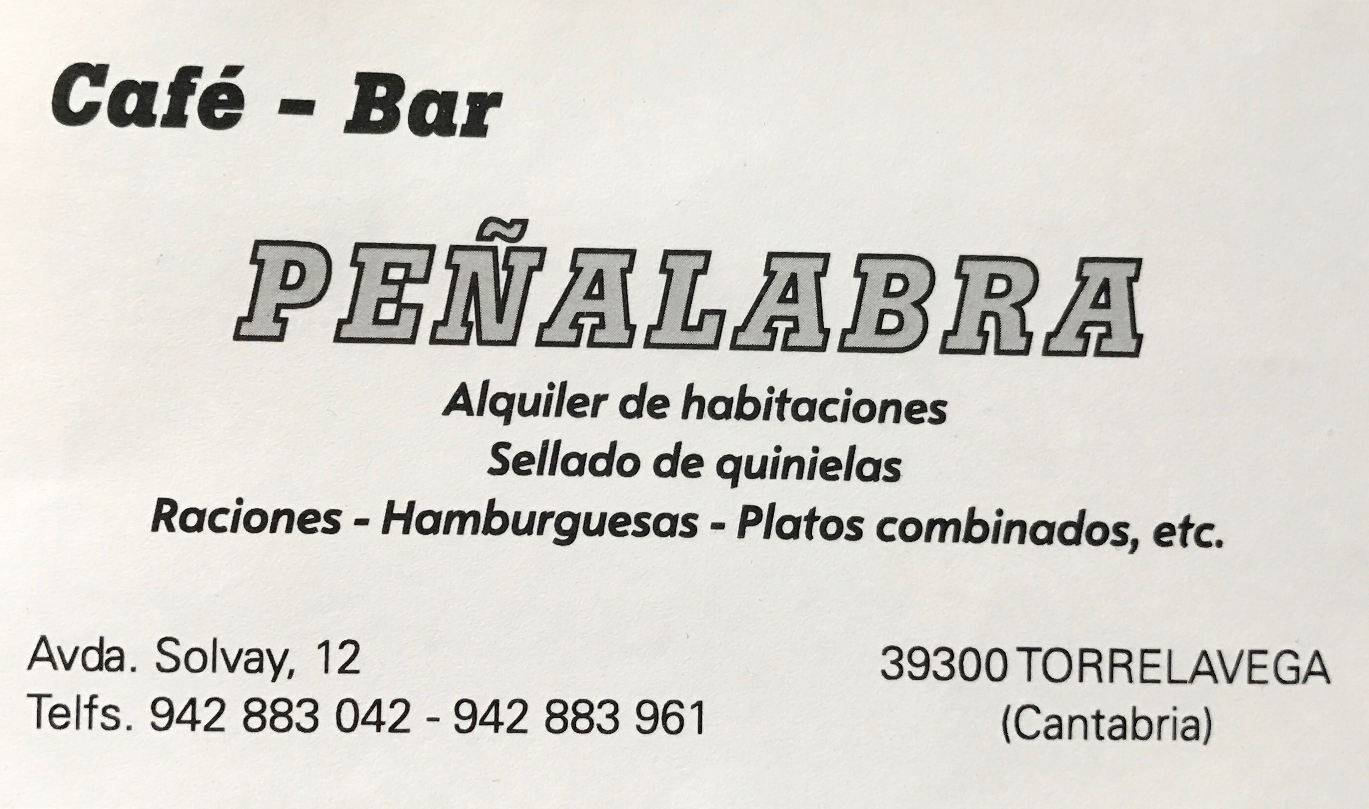 Café-Bar Peñalabra
