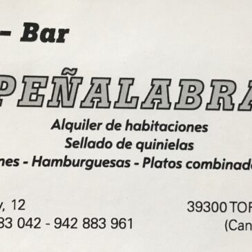 #PatrocinadorCBT – Café-Bar Peñalabra