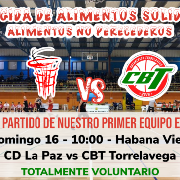 Recogida de alimentos en el último partido de 2018