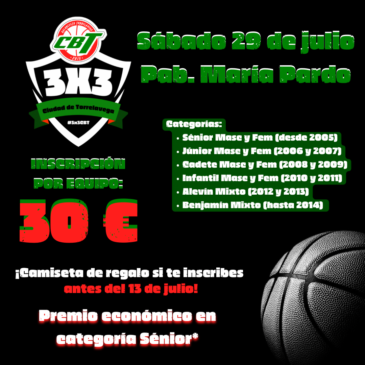 ¡Abiertas las inscripciones al 3×3 Ciudad de Torrelavega #3x3CBT 2023!